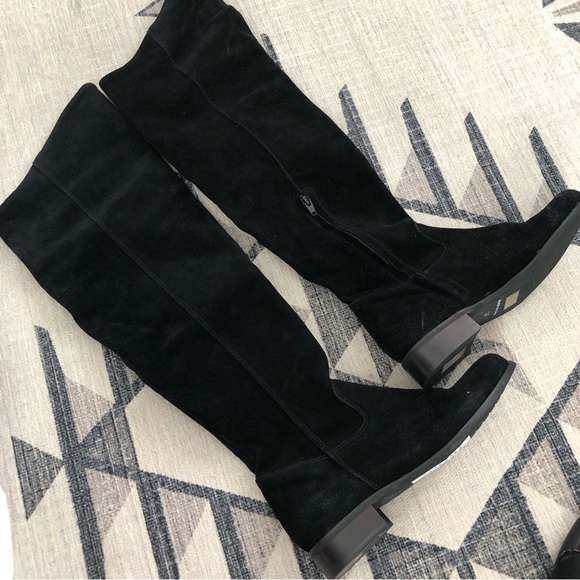 le chateau Shoes - New Le Chateau Black Leather Over the Knee Boots 37